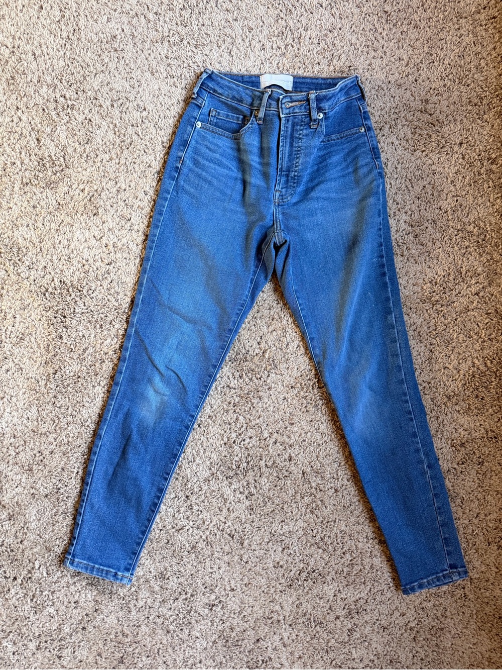 Everlane 25 Crop Jeans Pants Womens The Curvy High-Rise Skinny Jean